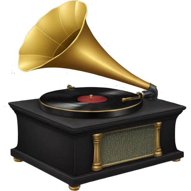 Gramophone technics emoji
