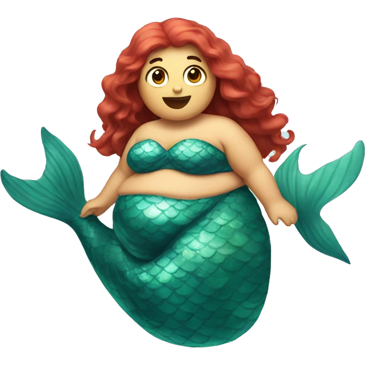 Fat mermaid  emoji