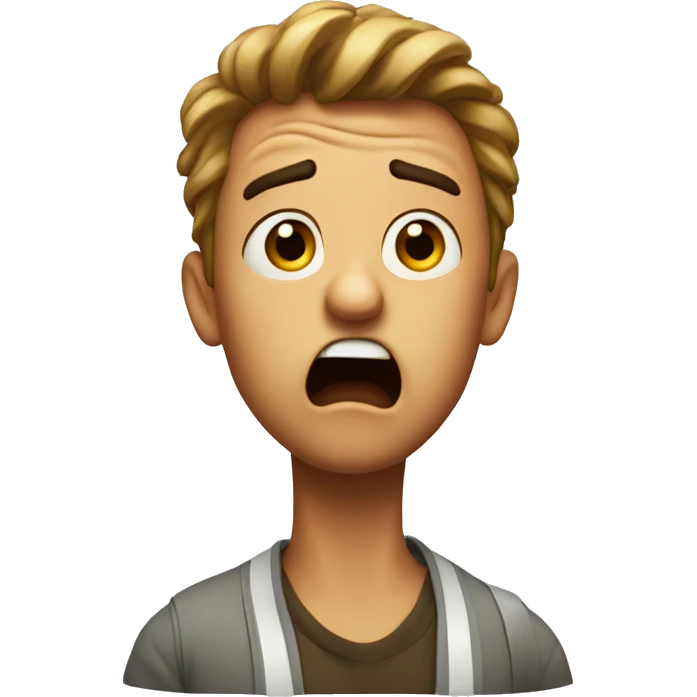 Shocked confused  emoji