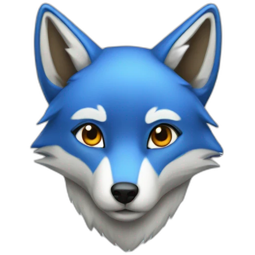 blue-fox emoji