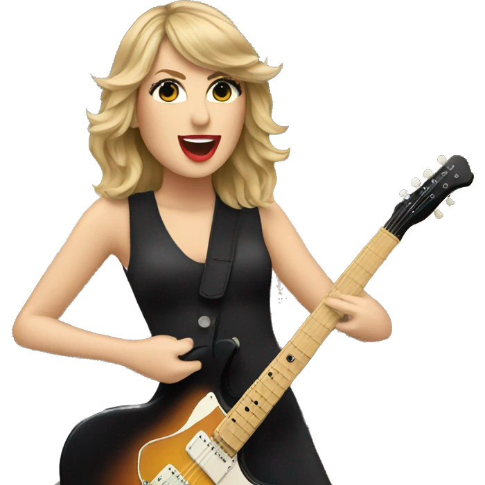Concert with Taylor swift on the stage  emoji