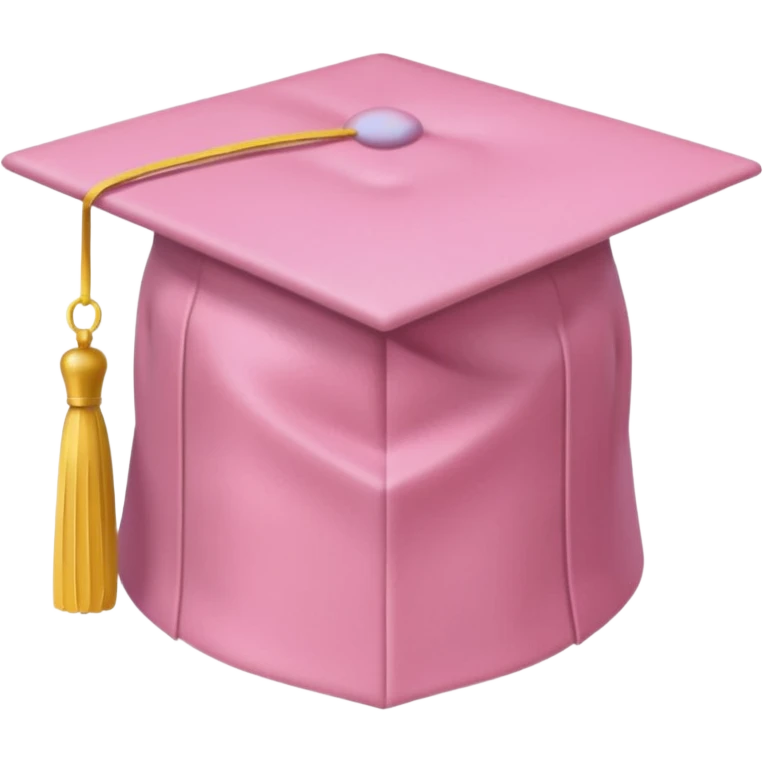 light pink hat  only graduation  emoji