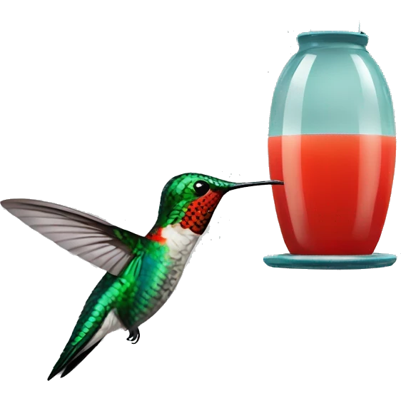Hummingbird feeder emoji
