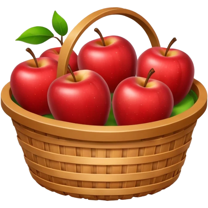 A basket where you pick only the shiniest apples, ignoring the rest. emoji