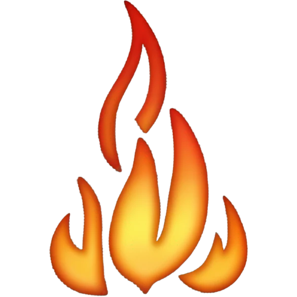 Fire text saying “HEAT” emoji