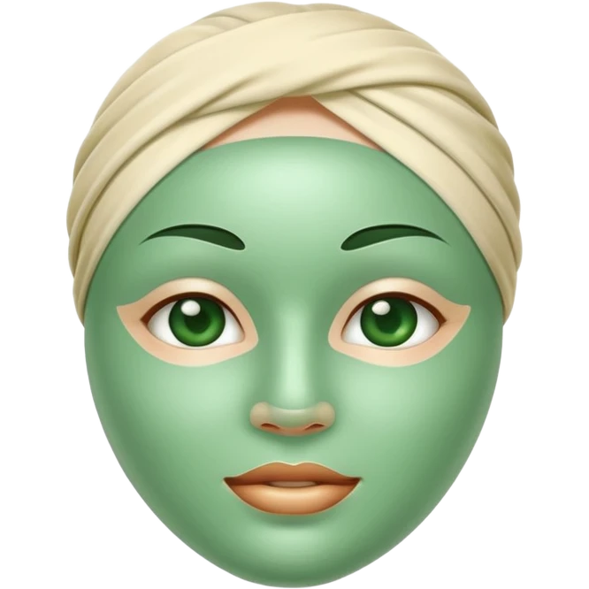 skin care masque soin visgae  emoji