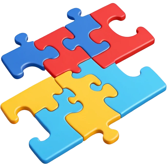 puzzle piece fitting into place, symbolizing integration and acquisition, no text emoji