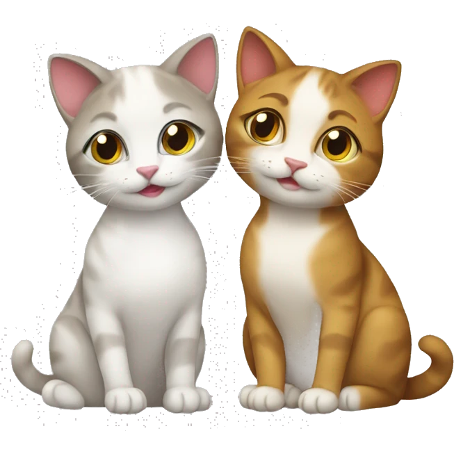 lesbian cats emoji