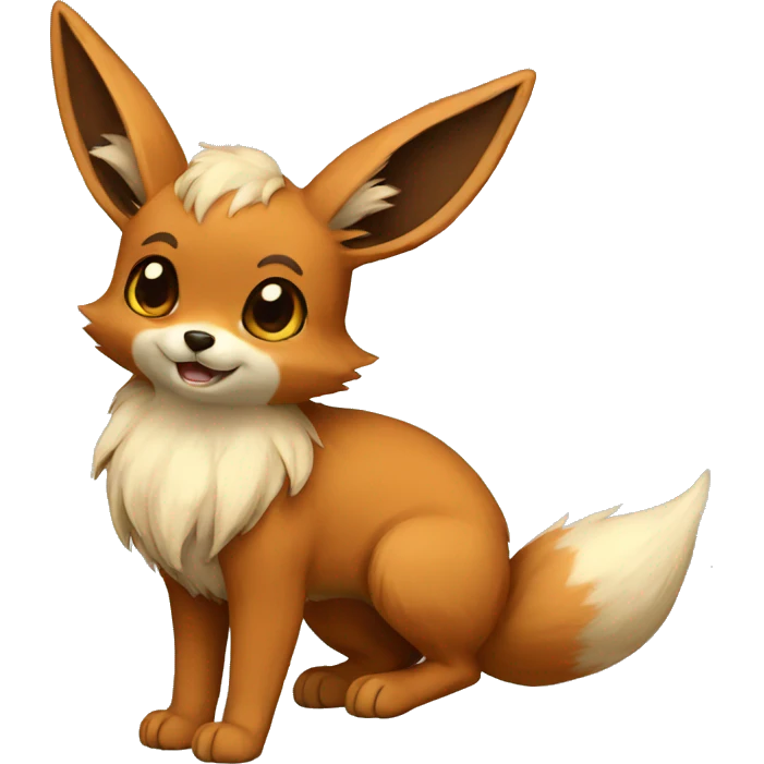 Eevee-Fox full body emoji