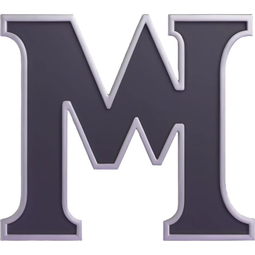 letters BLK in black western font with silver outline emoji