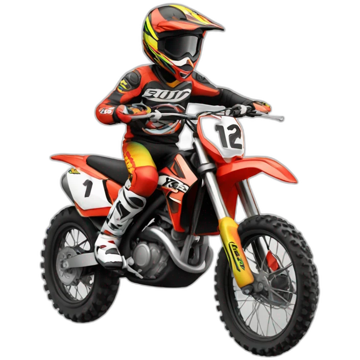 Motocross emoji