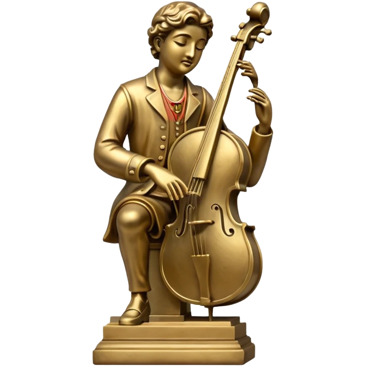 musician statue emoji