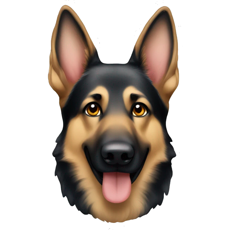 christmas german shepherd  emoji