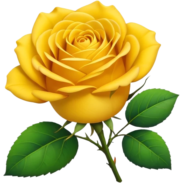 Yellow rose emoji
