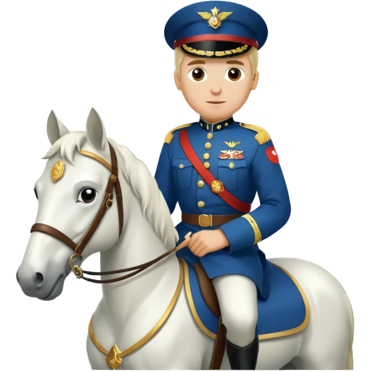Miklos Horty on his white horse emoji