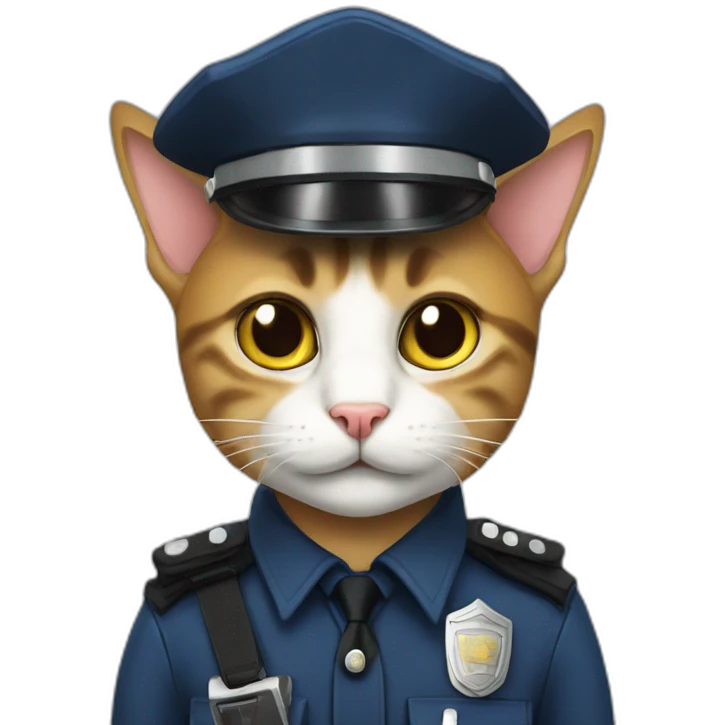 cat cop emoji