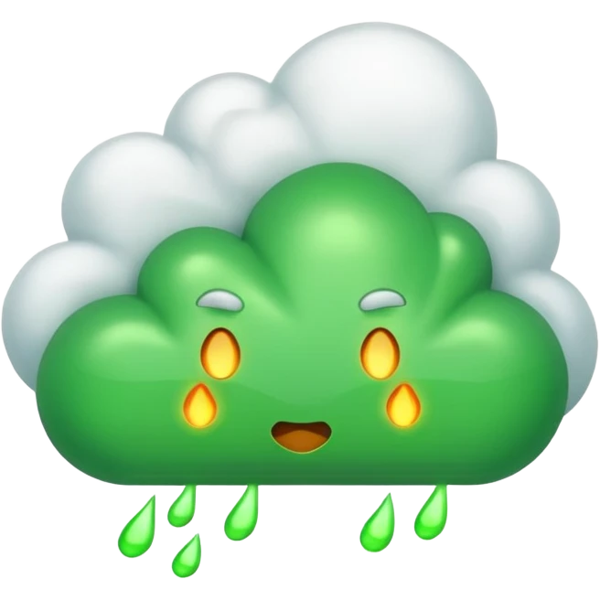 fart green emoji