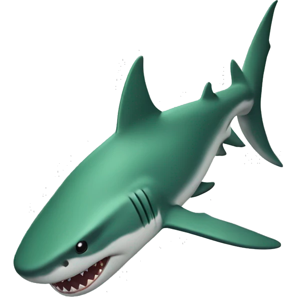 shark green emoji