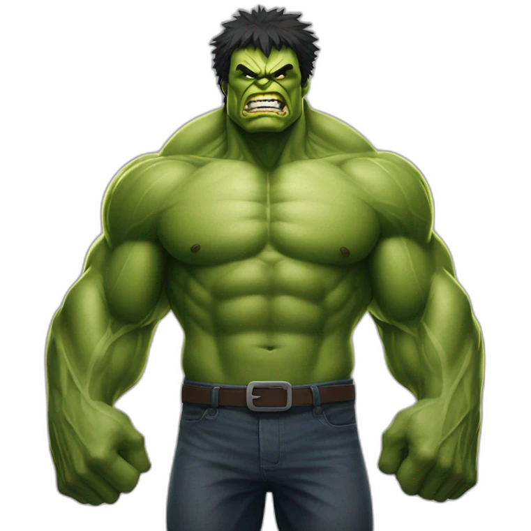Hulk versus Wolverine emoji
