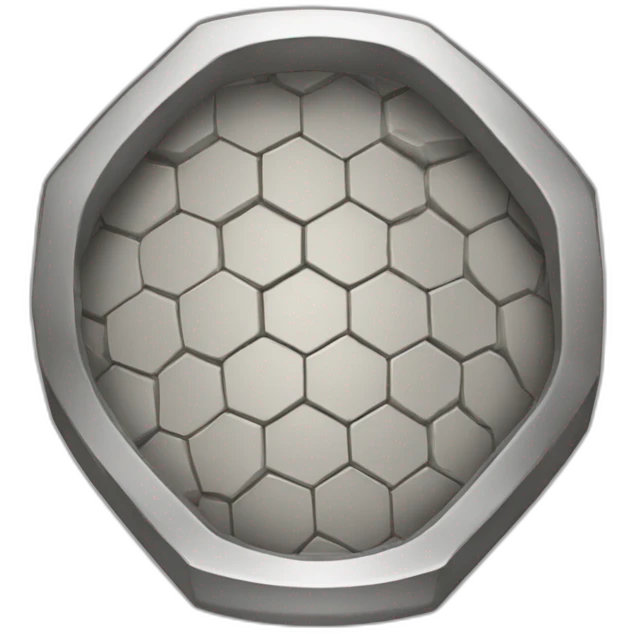 round-coin-hexagon-inside emoji