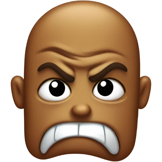 angry poop emoji