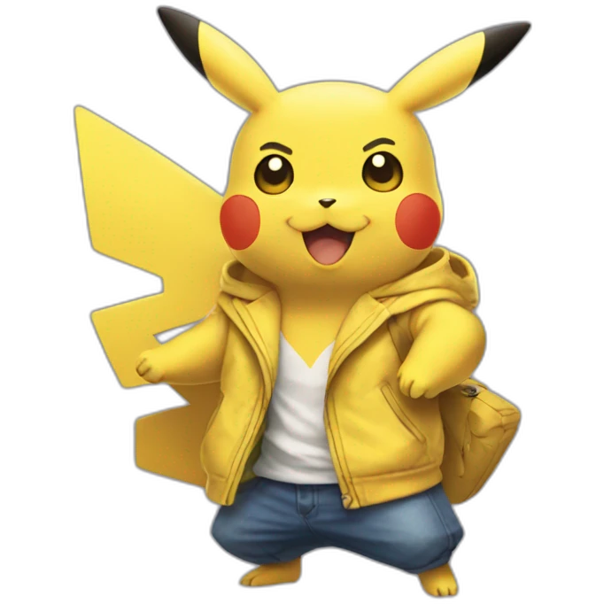 Mbappe Pikachu  emoji