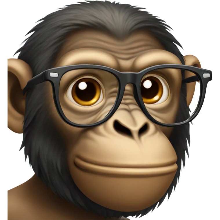 ape with glasses emoji