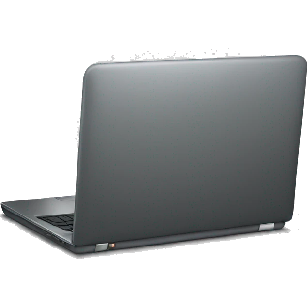 Elegant laptop closed emoji