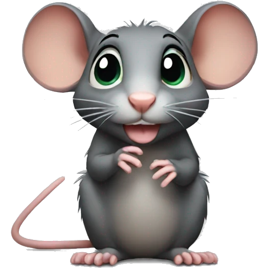 Rat begging emoji