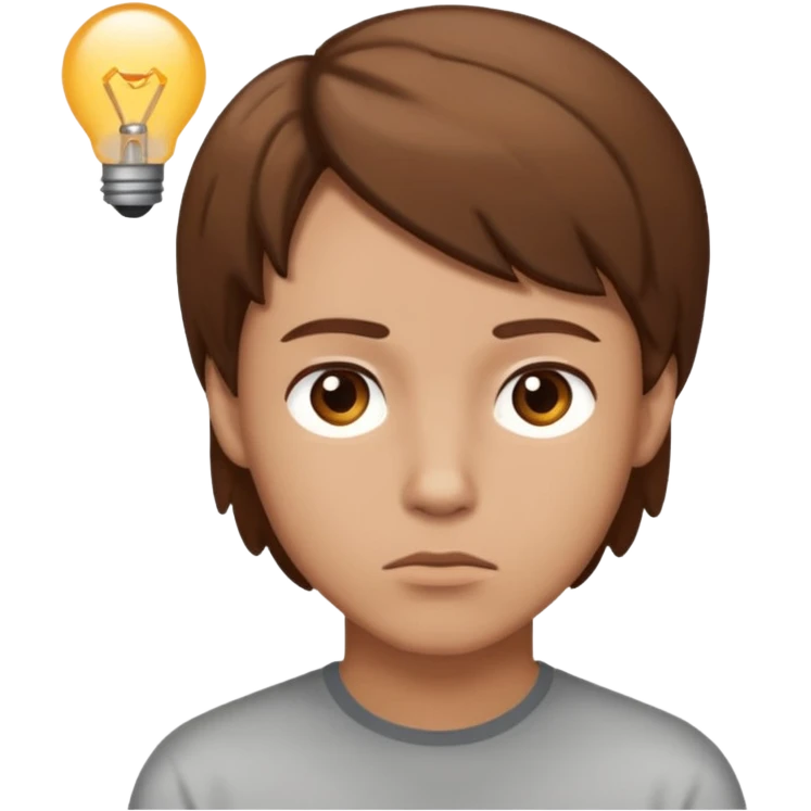 image, where developer think about something emoji