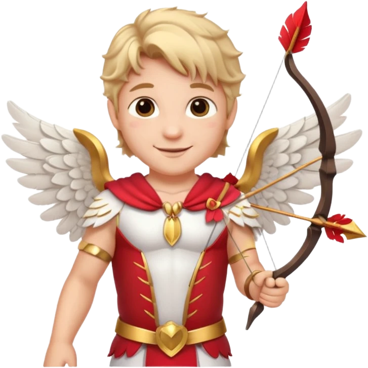 man with cupid clothes emoji