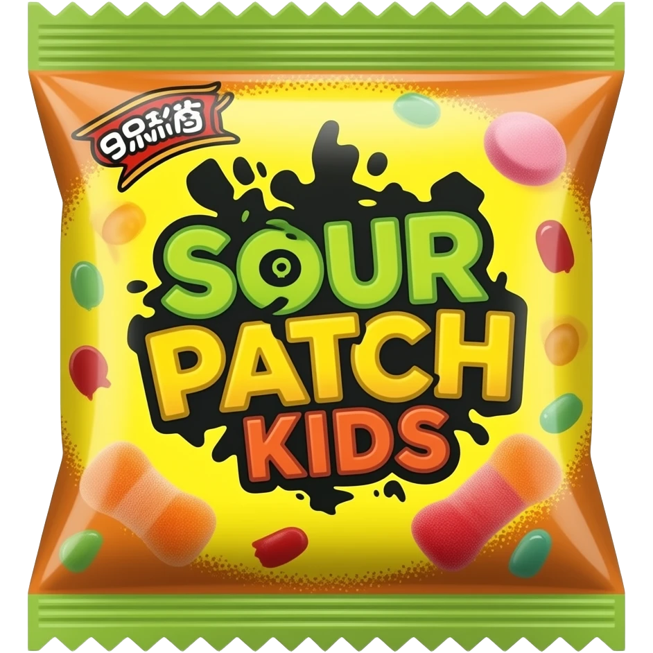 Small Sour patch kids emoji