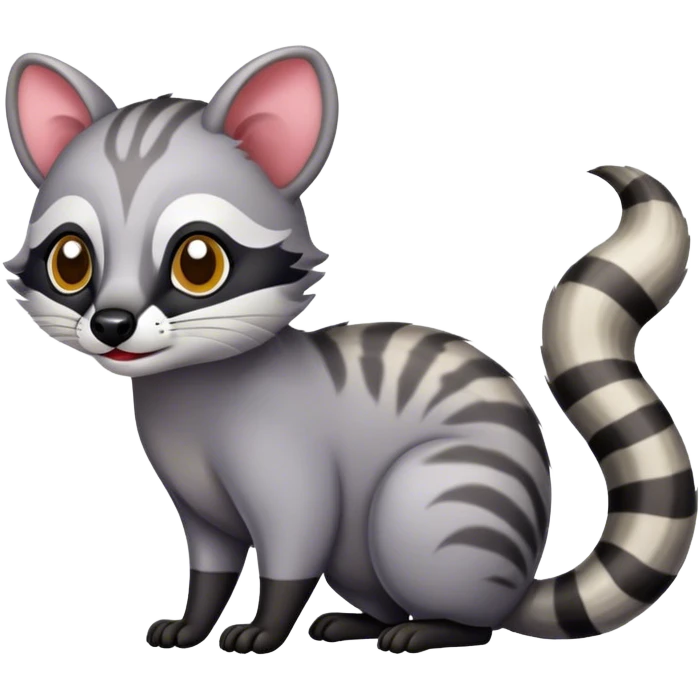 gray The civet emoji