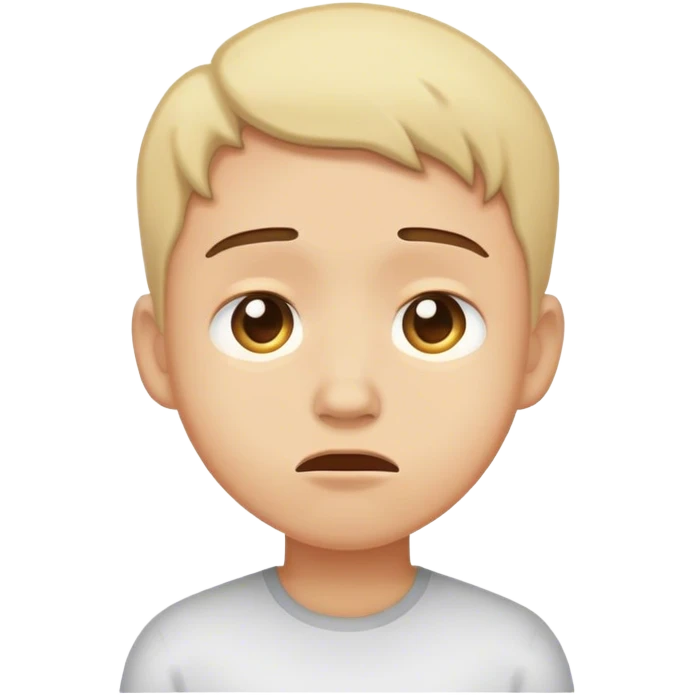 Standing embarrassed  emoji