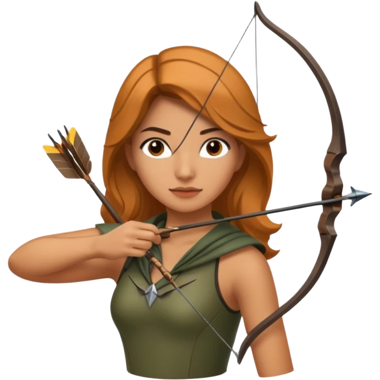 Woman hunter emoji