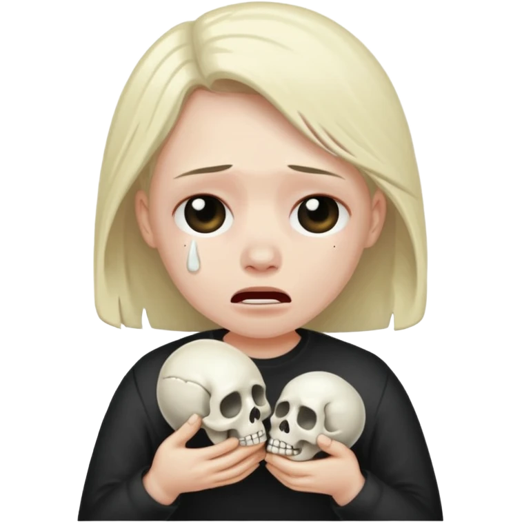 😭+💀 emoji