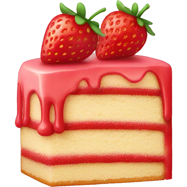 strawberry cake emoji