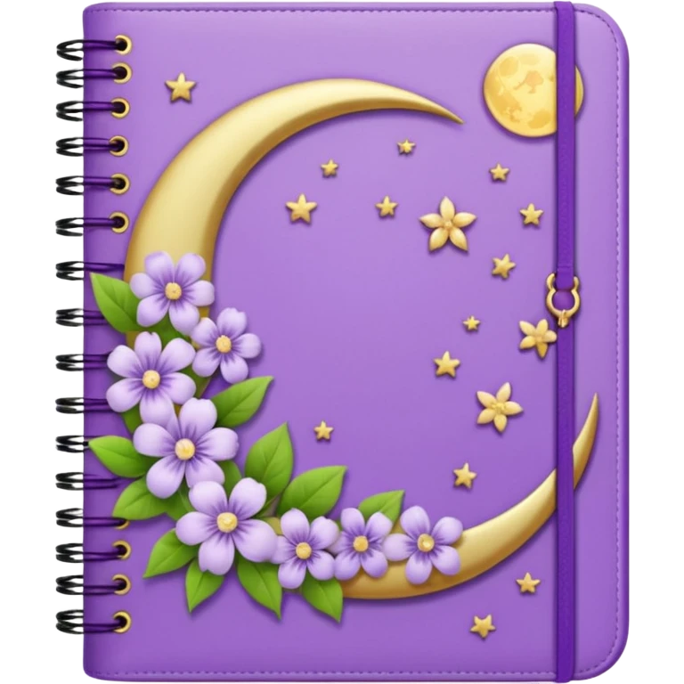 lilac moon planner emoji