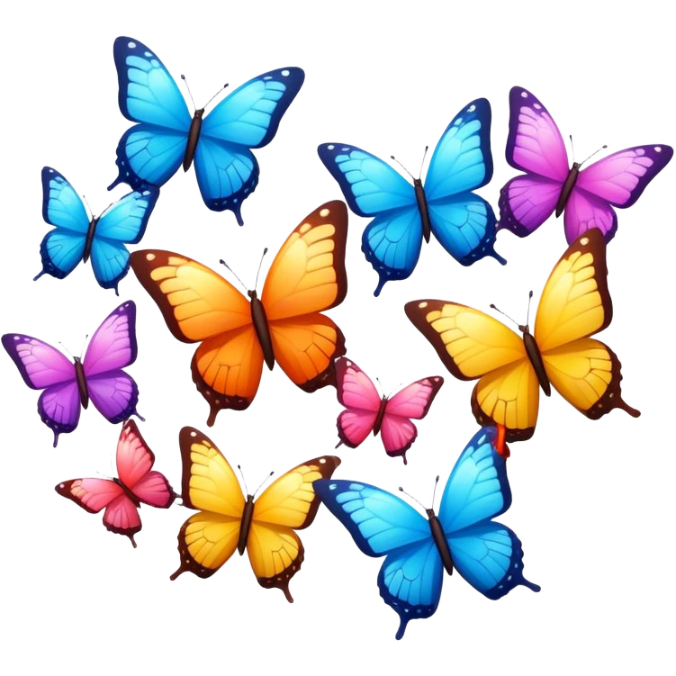 butterflies flutter in my heart emoji