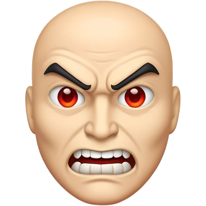 Evil villian emoji ready to get revenge  emoji
