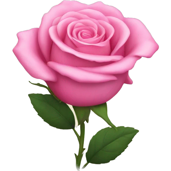 pink rose emoji