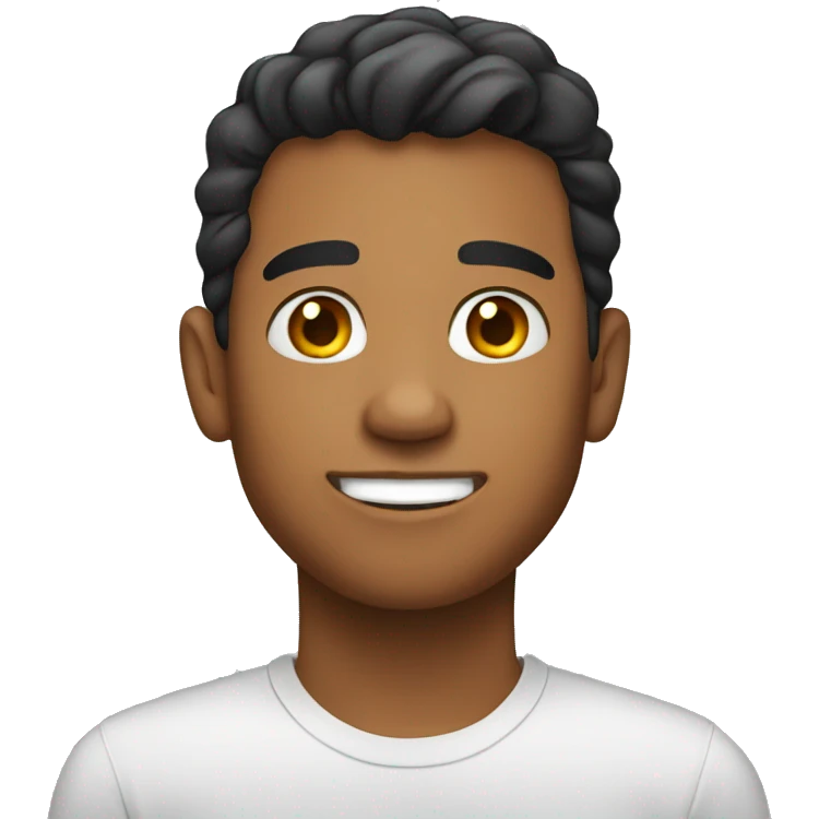 A Latino 19 year old man emoji