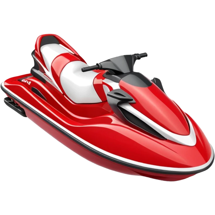 red and white jet ski emoji
