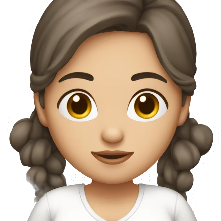  Mujer embarazada piel blanca cuerpo completo voltead de lado derecho emoji