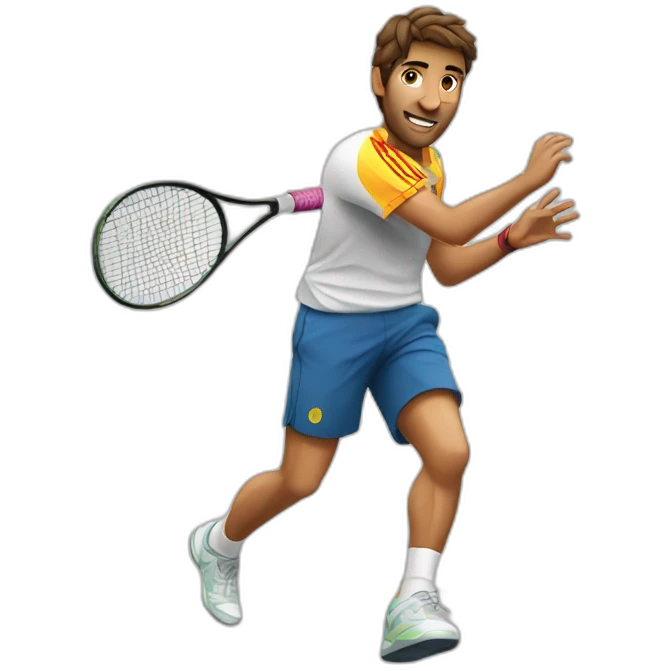 Spanish tennis player emoji