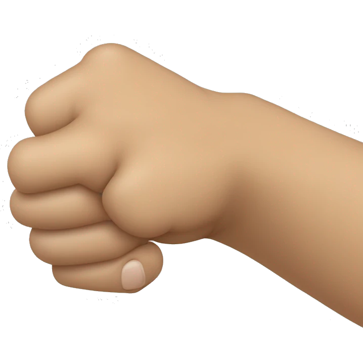 a thumb holding the first knuckle of index finger emoji