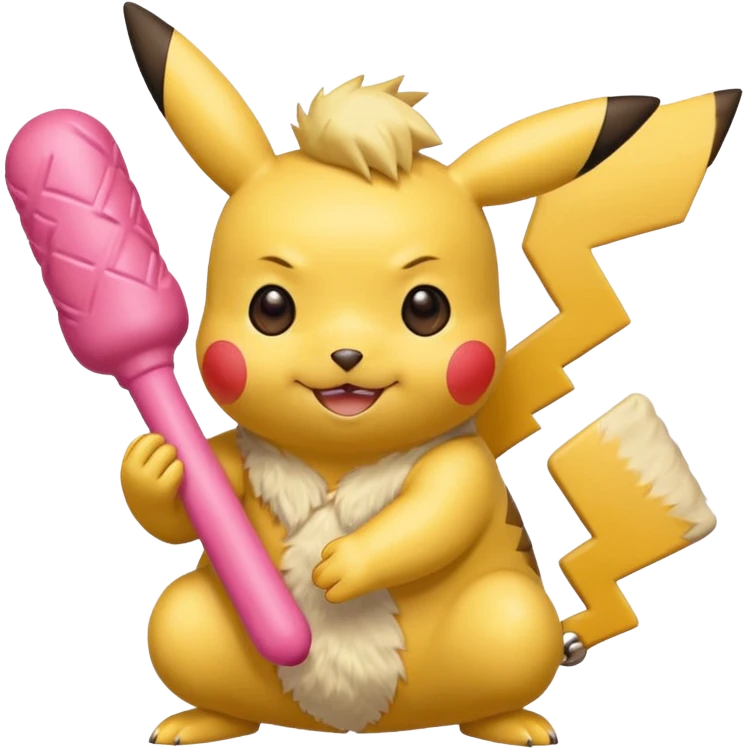 pikachu with dildo  emoji