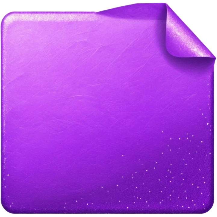 Glitter Purple and Cian spreadsheet paper emoji