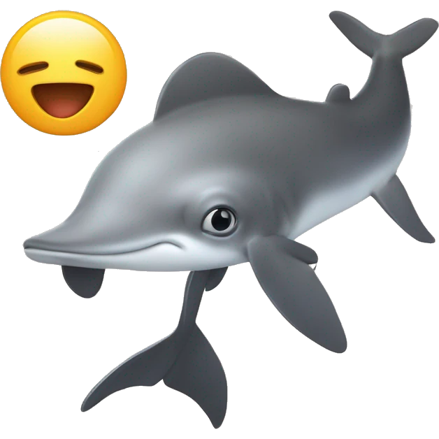 Dolfijn met konijn emoji