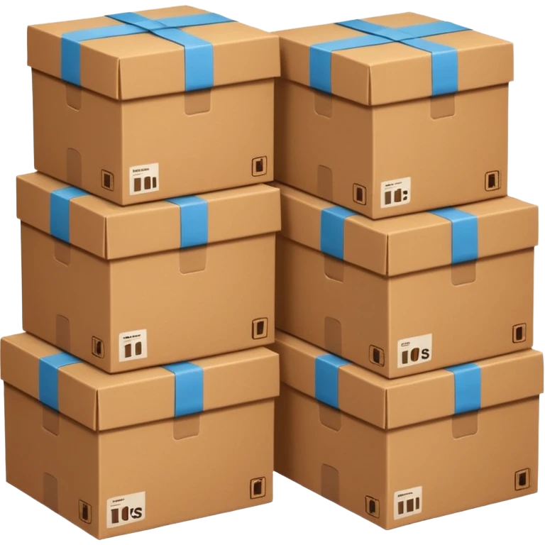 cargando cajas emoji